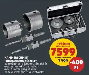 PENNY Hammerschmitt Fúrókorona 1 készlet ajánlat