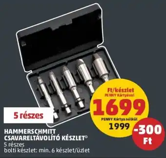 PENNY Hammerschmitt Csavareltávolító 1 készlet ajánlat