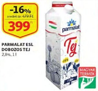 Auchan Parmalat esl dobozos tej 1 l ajánlat