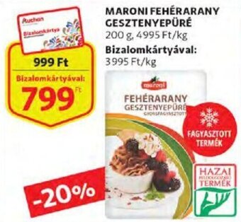 Maroni Fehérarany gesztenyepüré 200 g
