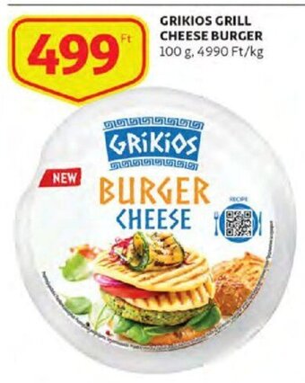 Auchan Grikios Grill cheese burger 100 g ajánlat