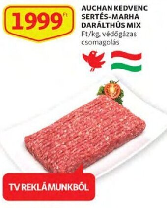 Auchan Auchan Kedvenc sertés-marha darálthús mix 1 kg ajánlat