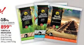 Auchan Tortilla Mexicana 390 g ajánlat