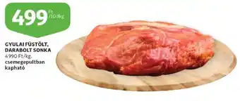 Auchan Gyulai Füstölt, darabolt sonka 10 dkg ajánlat