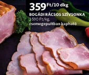 Auchan Bogádi Rácsos szívsonka 10 dkg ajánlat