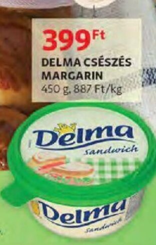 Auchan Delma Csészés margarin 450 g ajánlat