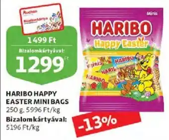 Auchan Haribo Happy easter mini bags 250 g ajánlat