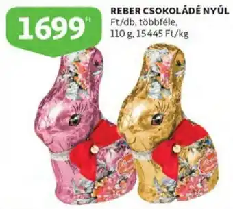 Auchan Reber Csokoládé nyúl 110 g ajánlat