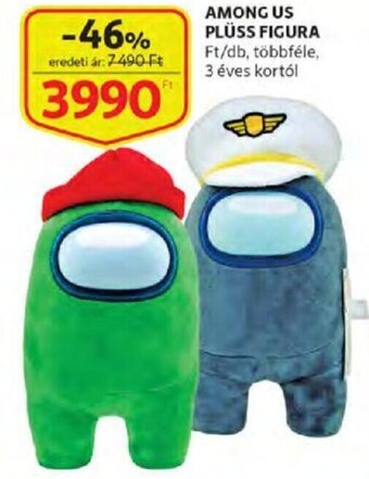 Auchan Among Us plüss figura 1 db ajánlat
