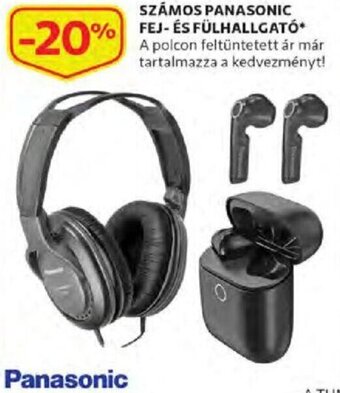 Auchan Számos Panasonic fej-és fülhallgató ajánlat