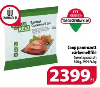 Coop Coop Panírozott csirkemellfilé 800 g ajánlat