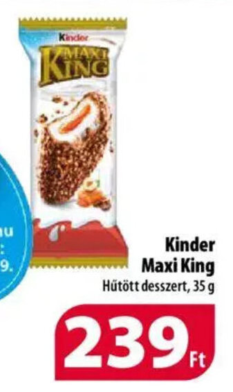 Coop Kinder Maxi king 35g ajánlat