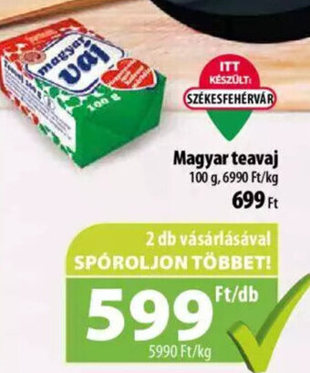 Coop Magyar teavaj 100 g ajánlat