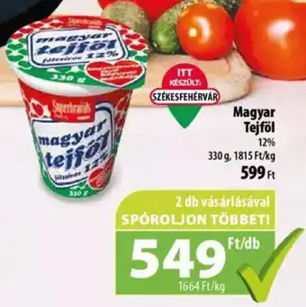 Coop Magyar Tejföl 12% 330 g ajánlat