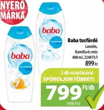 Coop Baba Tusfürdő 400 ml ajánlat