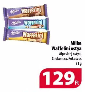 Coop Milka Waffelini ostya 31 g ajánlat