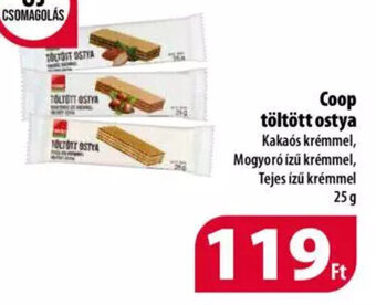 Coop Coop Töltött ostya 25 g ajánlat