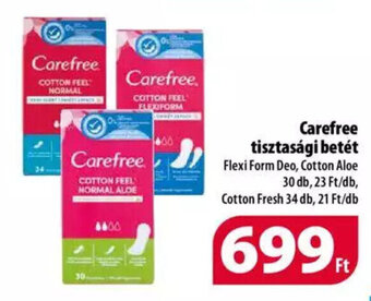 Coop Carefree Tisztasági betét 30 / 34 db ajánlat