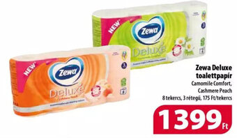 Coop Zewa Deluxe toalettpapír 8 tekercs ajánlat