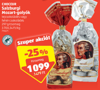 ALDI Choceur Salzburgi Mozart-Golyók 297 g ajánlat