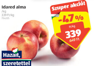 ALDI Idared alma 1kg ajánlat