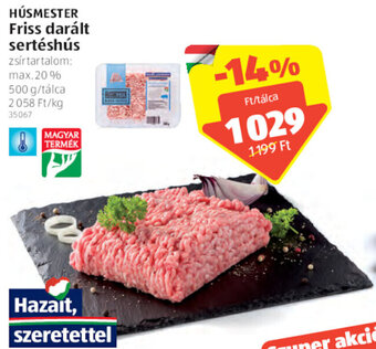 ALDI Húsmester Friss darált sertéshús 500g ajánlat