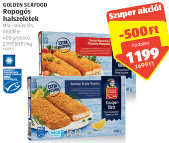 ALDI Golden Seafood Ropogós halszeletek 400 g ajánlat