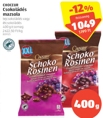 ALDI Choceur Csokoládés mazsola 400 g ajánlat