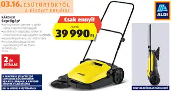 ALDI Kärcher Seprőgép 1 db ajánlat