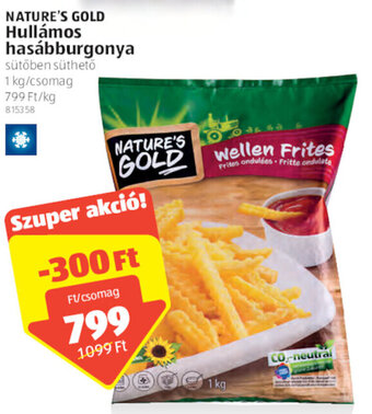 ALDI Nature's Gold Hullámos hasábburgonya 1 kg ajánlat