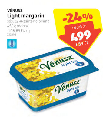 ALDI Vénusz Light margarin 450 g ajánlat