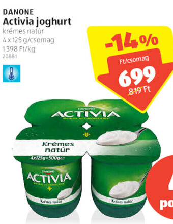 Danone Activia joghurt 4 x 125 g