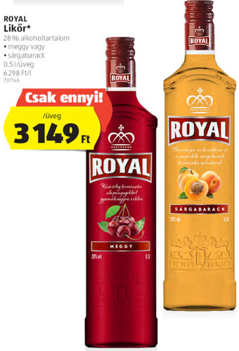 ALDI Royal Likőr 0,5 l ajánlat