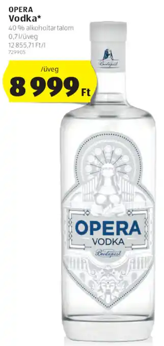 ALDI Opera Vodka 0,7 l ajánlat