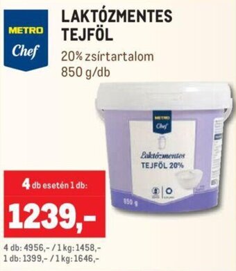 Laktózmentes Tejföl 850 g