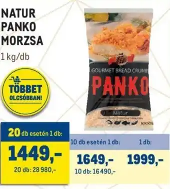 Metro Natur Panko morzsa 1 kg ajánlat