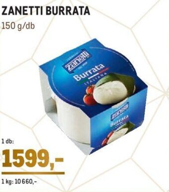 Metro Zanetti Burrata 150 g ajánlat