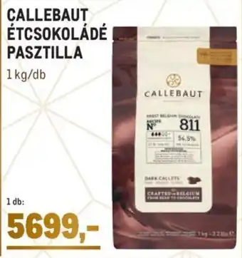Callebaut étcsokoládé pasztila 1 kg