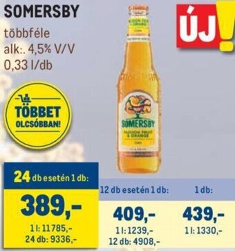 Metro Somersby 0,33 l ajánlat