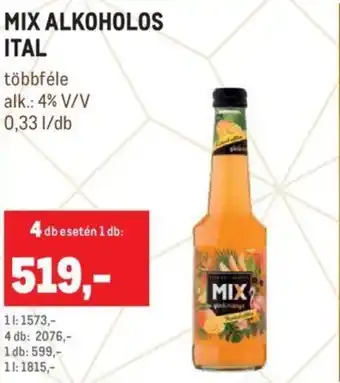 Metro Mix Alkoholos ital 0,33 l ajánlat