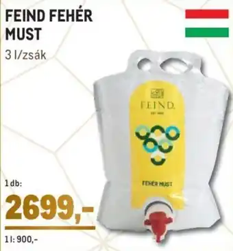 Feind Fehér must 3 l