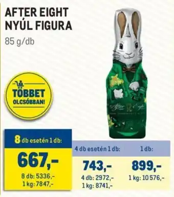 After Eight nyúl figura 85 g