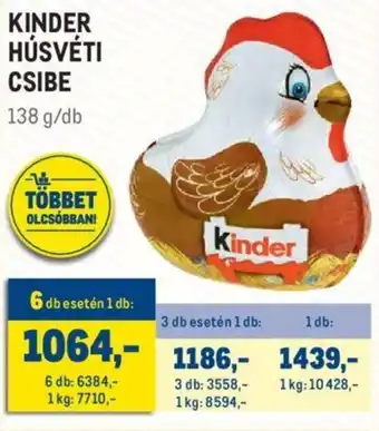 Metro Kinder Húsvéti csibe 138 g ajánlat
