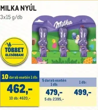 Milka Nyúl 3 x 15 g