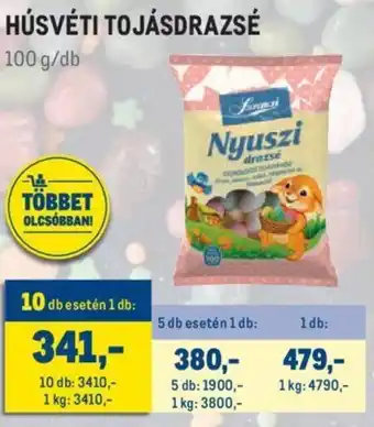 Húsvéti tojásdrazsé 100 g