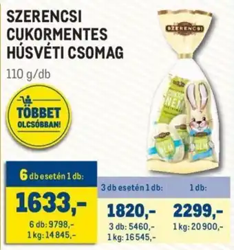 Szerencsi cukormentes húsvéti csomag 110 g