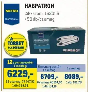 Metro Metro Professional Habpatron 1 db ajánlat
