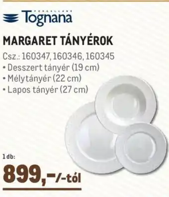Tognana Margaret tányérok 1 db
