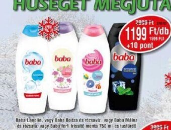 Coop Baba Lanolin vagy Baba bodza és rózsaviz stb. 1 db ajánlat
