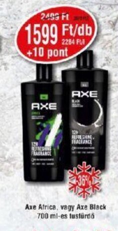 Coop Axe Africa vagy Axe black 700 ml-es fusfűrdő ajánlat